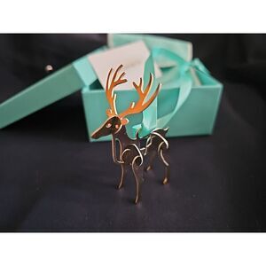 Tiffany‎ Sterling Silver Christmas Ornament Reindeer 2016 Edition Rare